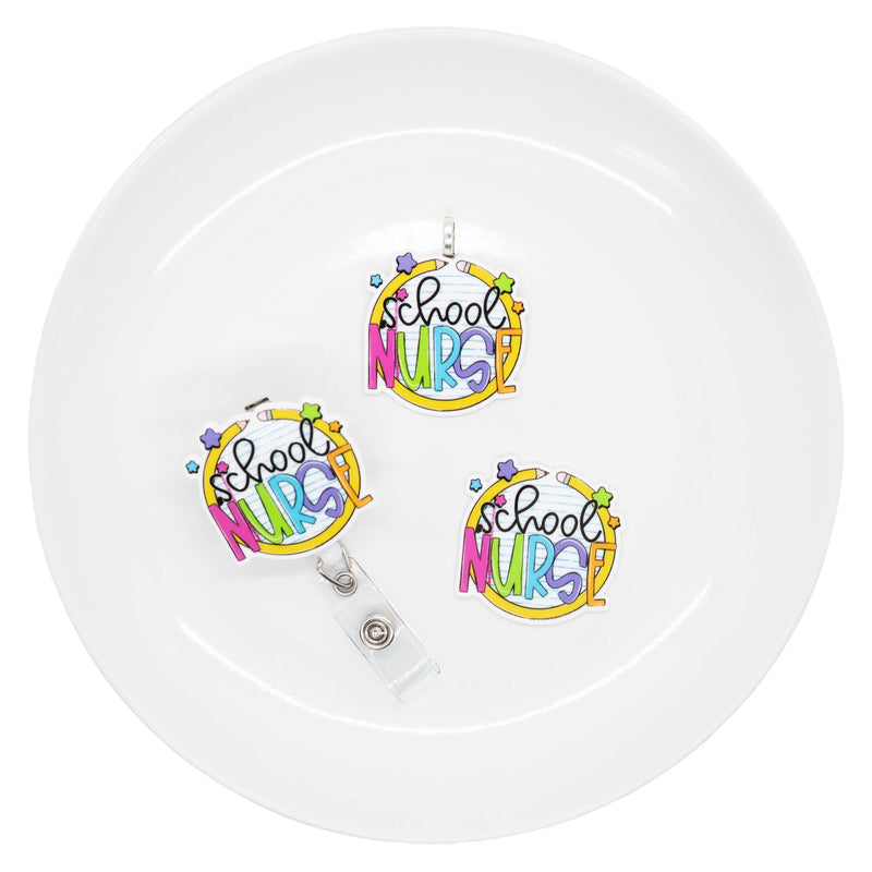 School Nurse Acrylic Accent 42x41mm (Package of 1)