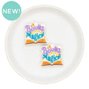 Books are Magical Silicone Focal Bead 29mm (Package of 2)