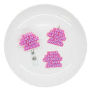 I Work Hard So I Can Support My Book Addiction Acrylic Accent 50x41mm (Package of 1)