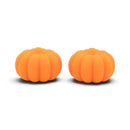 3-D Simple Pumpkin Silicone Focal Bead 17x26x26mm (Package of 2)
