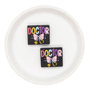 Doctor Stethoscope Bow Silicone Focal Bead 26x29mm (Package of 2)