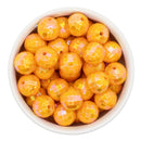 Tangerine Iridescent Disco Beads 16mm (Package of 10)