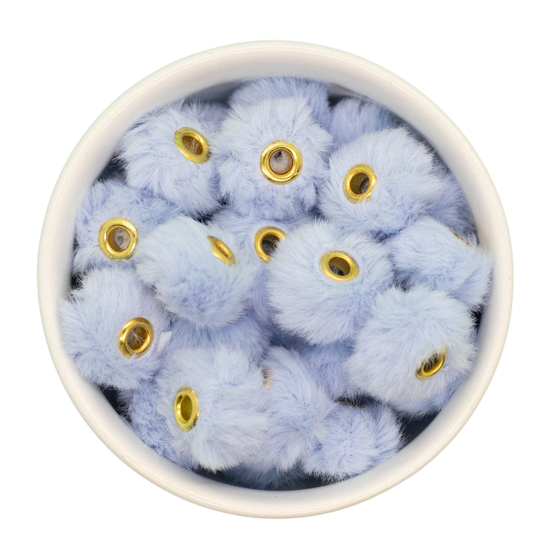 Large Hole Fuzzy Rondelle 19x12mm (Package of 10)