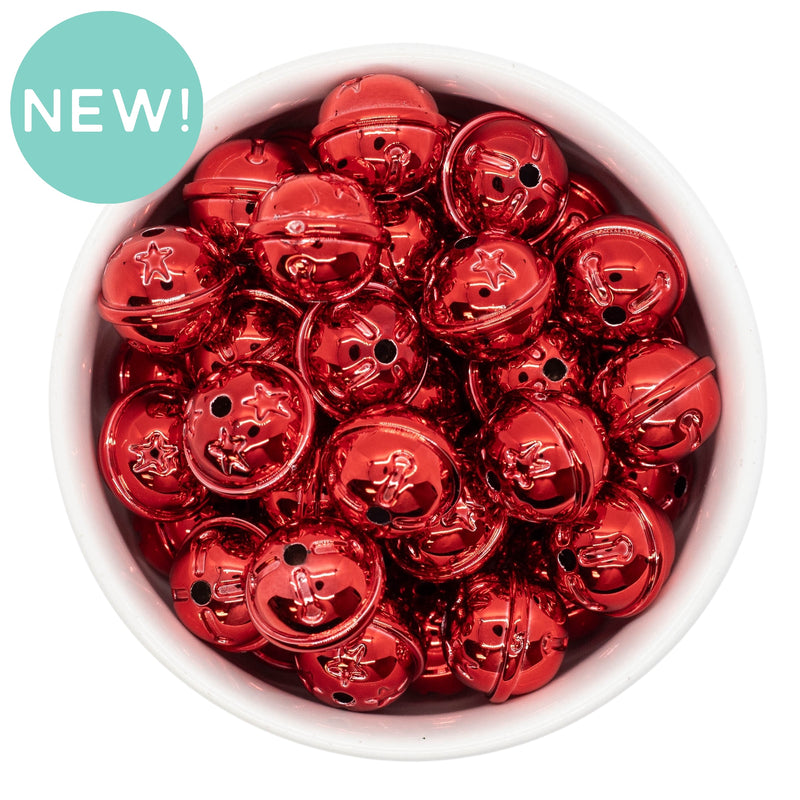 Red UV Bell Beads 16x18mm (Package of 10)