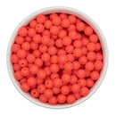 Firey Neon Pink Solid Beads 8mm (Package of Approx. 50 Beads)