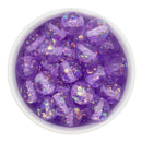 Translucent Purple Holographic Sequin Beads 16mm (Package of 10)