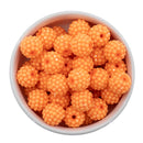 Tangerine Opaque Rhinestone Beads 16mm (Package of 10)