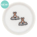 Hockey Sticks & Puck Focal Bead 26x30mm (Package of 2)