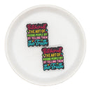 Bitchcraft: The Art of Pissing People Off by Telling Them the Truth Silicone Focal Bead 29x28mm (Package of 2)