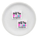 I'm a drop the F-bomb kind of mom Focal Bead 24x30mm (Package of 2)