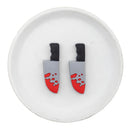 Bloody Knife Silicone Focal Bead 47x15mm (Package of 2)