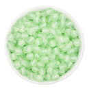 Pistachio Super Glitter Beads 8mm (Package of Approx. 50 Beads)