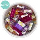 Resin Wine Bottle Jumbo Charm 40x10mm (Package of 1 - Random Color/Label)