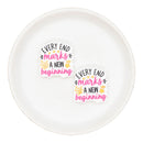 Every End Marks a New Beginning Silicone Focal Bead 28x29mm (Package of 2)