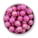 Wild Berry Iridescent Satin Finish Beads 16mm (Package of 10)