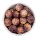 Mauve Pearly Luster Beads 20mm (Package of 10)
