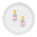 Cheers Bottle Silicone Focal Bead 37x17mm (Package of 2)