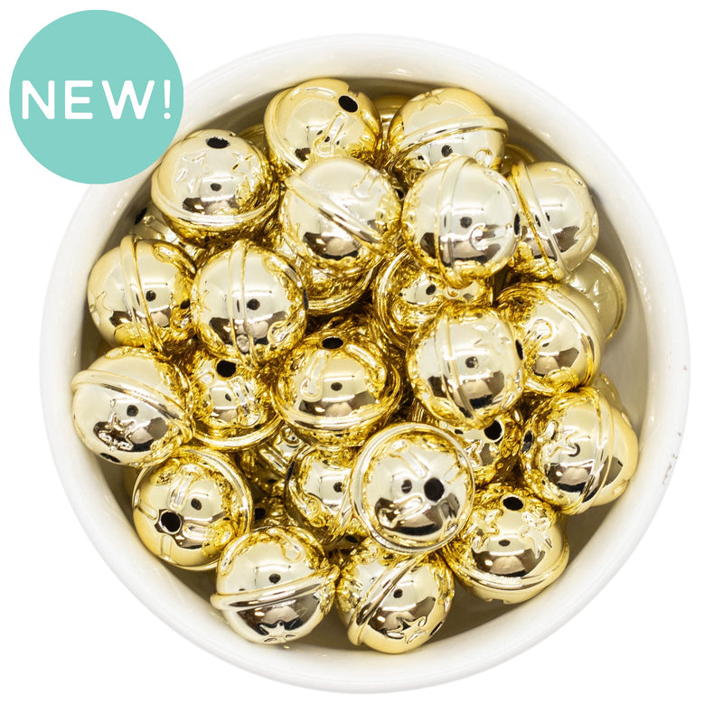 Light Gold UV Bell Beads 16x18mm (Package of 10)