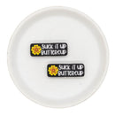 Suck it Up Buttercup Silicone Focal Bead 38x13mm (Package of 2)