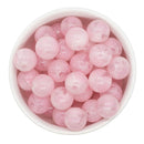 Powder Pink Batik Flower Beads 16mm (Package of 10)