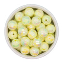 Lemon Iridescent Disco Beads 16mm (Package of 10)