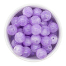 Lilac Batik Flower Beads 16mm (Package of 10)