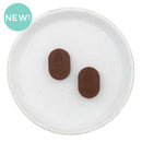 Flower Engraved Brown Accent Silicone Focal Bead 18x26mm (Package of 2)