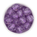Lilac Translucent Tinsel Beads 20mm (Package of 10)