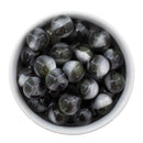 Black Shimmer & Pearly Luster Duo Beads 16mm (Package of 10)