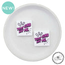 That Curb Hit Me Printed Silicone Focal Bead 28mm (Package of 2) - ABC Exclusive