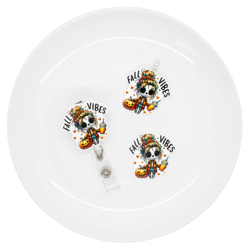 Fall Vibes Acrylic Accent 42x42mm (Package of 1)