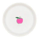 Neon Pink Apple Enamel Jumbo Charm 25x24mm (Package of 1)