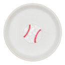 Shell Effect Baseball Acrylic Accent w/Hole 35mm (Package of 1)