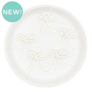 Off White Matte Bow Charm 29x25mm (Package of 5)