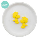 Cartoon Bird Silicone Focal Bead 23x36mm (Package of 2)