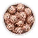 Champagne Mosaic Rhinestone Beads 20mm (Package of 10)