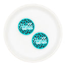 Hustle Hard Mama Silicone Focal Bead (Package of 2)