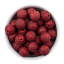 Red Glitter Dust Beads 16mm (Package of 10)