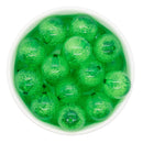 Kelly Green Bubble Beads 20mm (Package of 10)