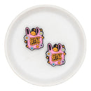 Time for That Retail Therapy Silicone Focal Bead 30x26mm (Package of 2)