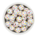Iridescent Sprinkles Beads 16mm (Package of 10)
