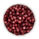 Dark Red Matte Pearly Luster Beads 8mm (Package of Approx. 50 Beads)