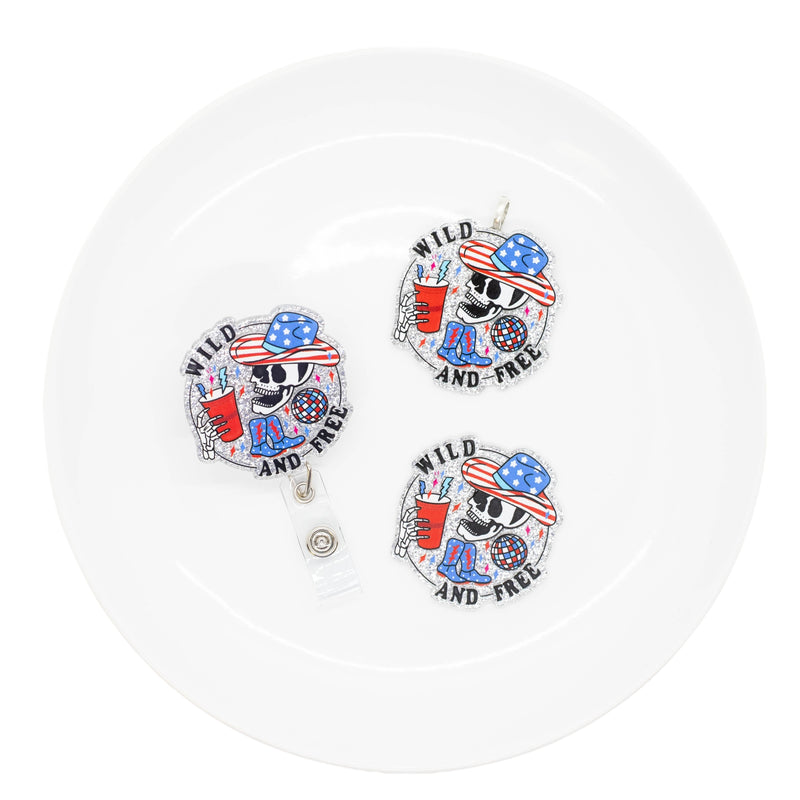 Wild & Free Acrylic Accent 47x49mm (Package of 1)