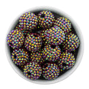 Cinnamon/Carmel/Rose Multicolor Rhinestone Bead 20mm (Package of 10)