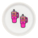 Bloom As You Are Tumbler Silicone Focal Bead 38x21mm (Package of 2)