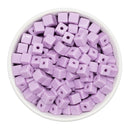 Lavender Solid Square Beads 8mm (Package of Approx. 35 Beads)