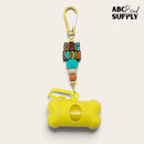 Special Edition Yellow Beadable Dog Clean Up Bags w/Carabiner (Package of 1)