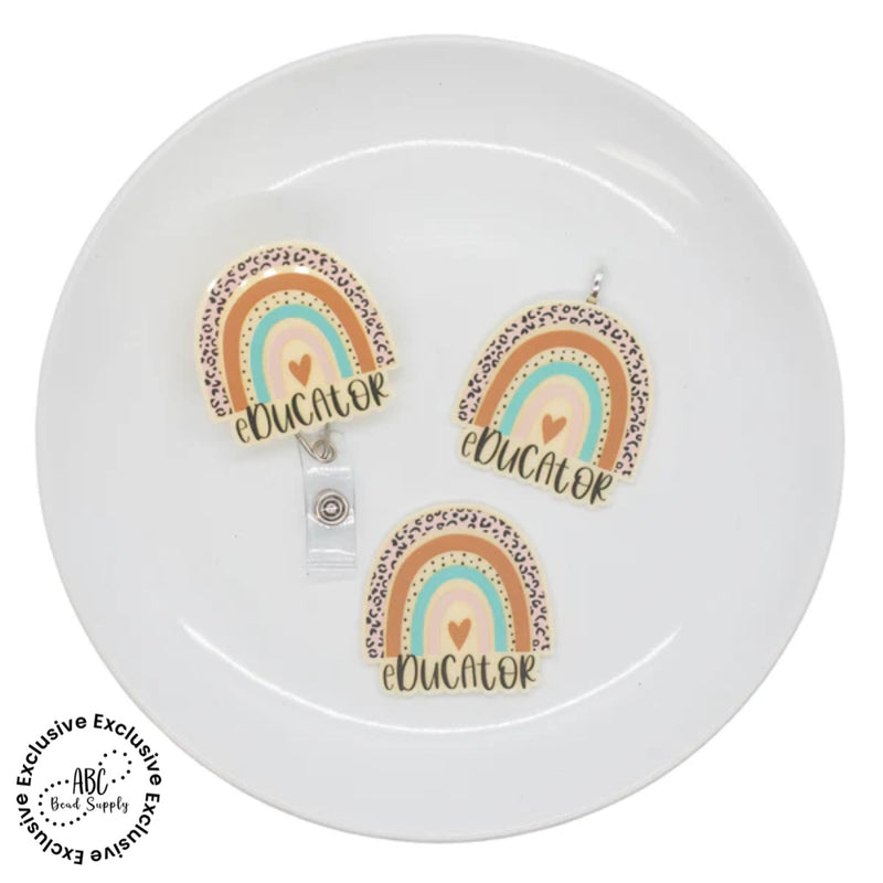 Educator Rainbow Flatback Acrylic Accent 49mm (Package of 1) - ABC Exclusive