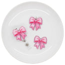 Pink Bow Acrylic Accent 45x44mm (Package of 1)