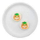 Pumpkin Sugar Cookie Silicone Focal Bead 28mm (Package of 2)